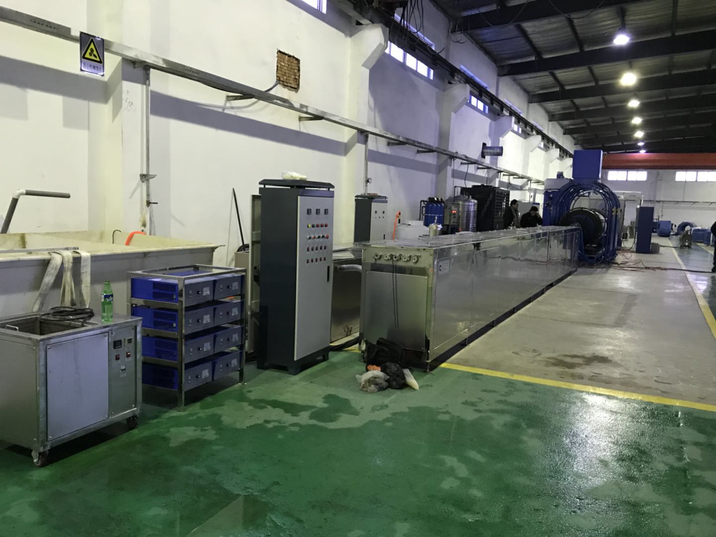 鋼絲在線超聲波清洗機