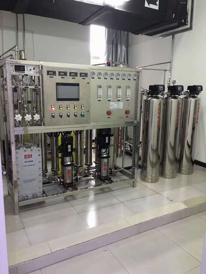 醫藥雙級反滲透+EDI純水設備