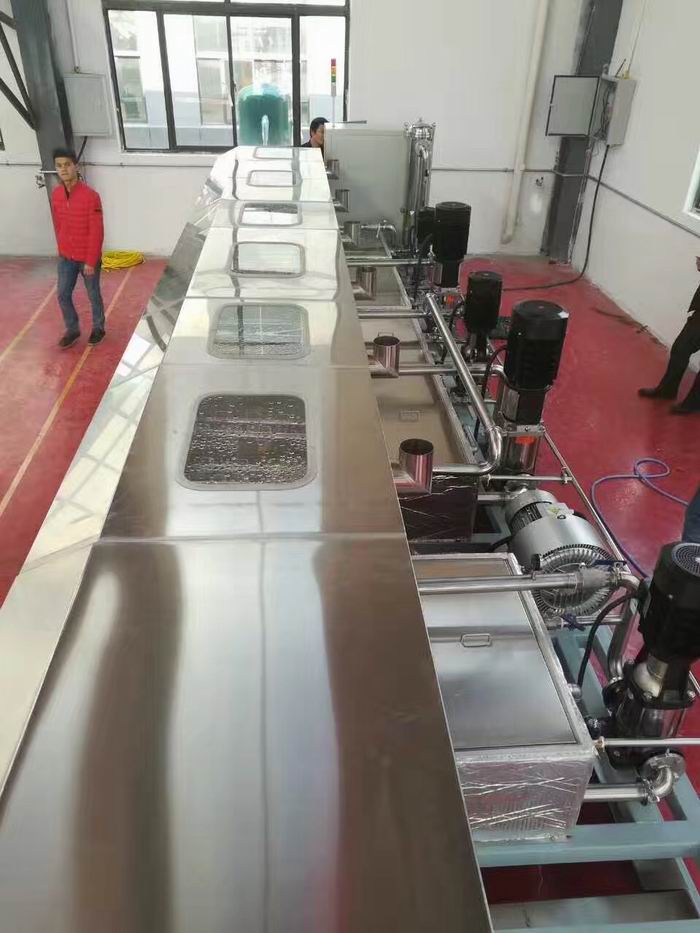 TEA-12000T 全自動(dòng)通過(guò)式噴淋清洗烘干機(jī)